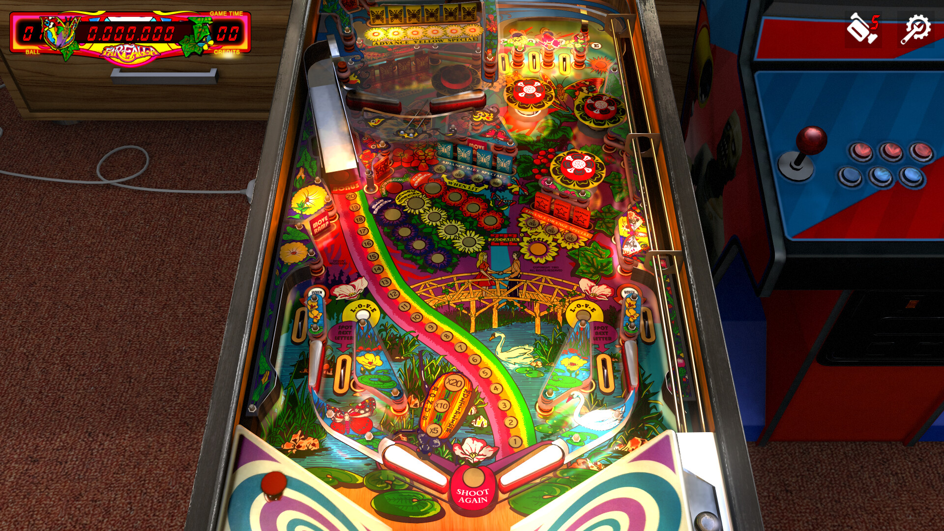 Скриншот: Zaccaria Pinball