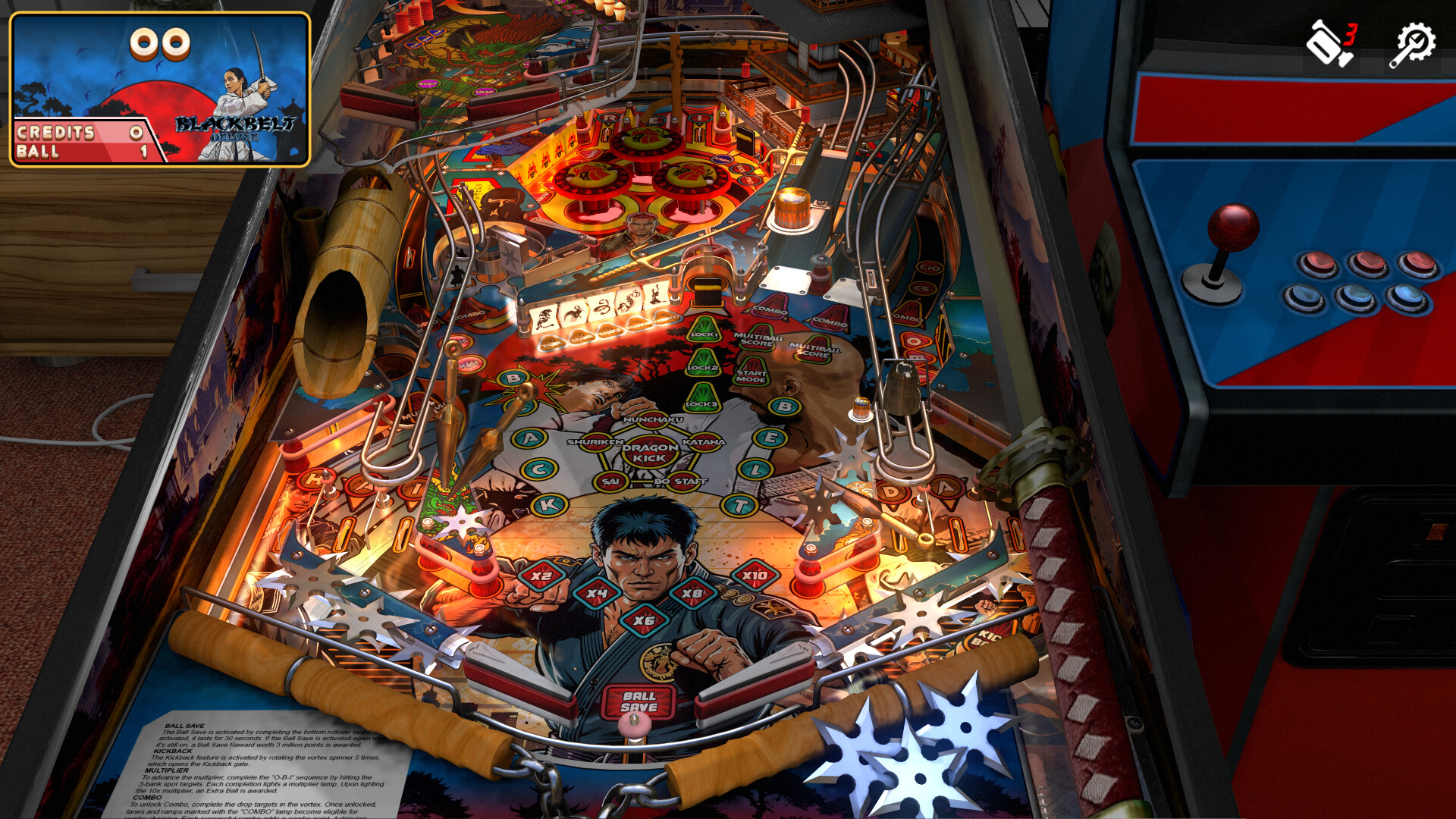 Скриншот: Zaccaria Pinball