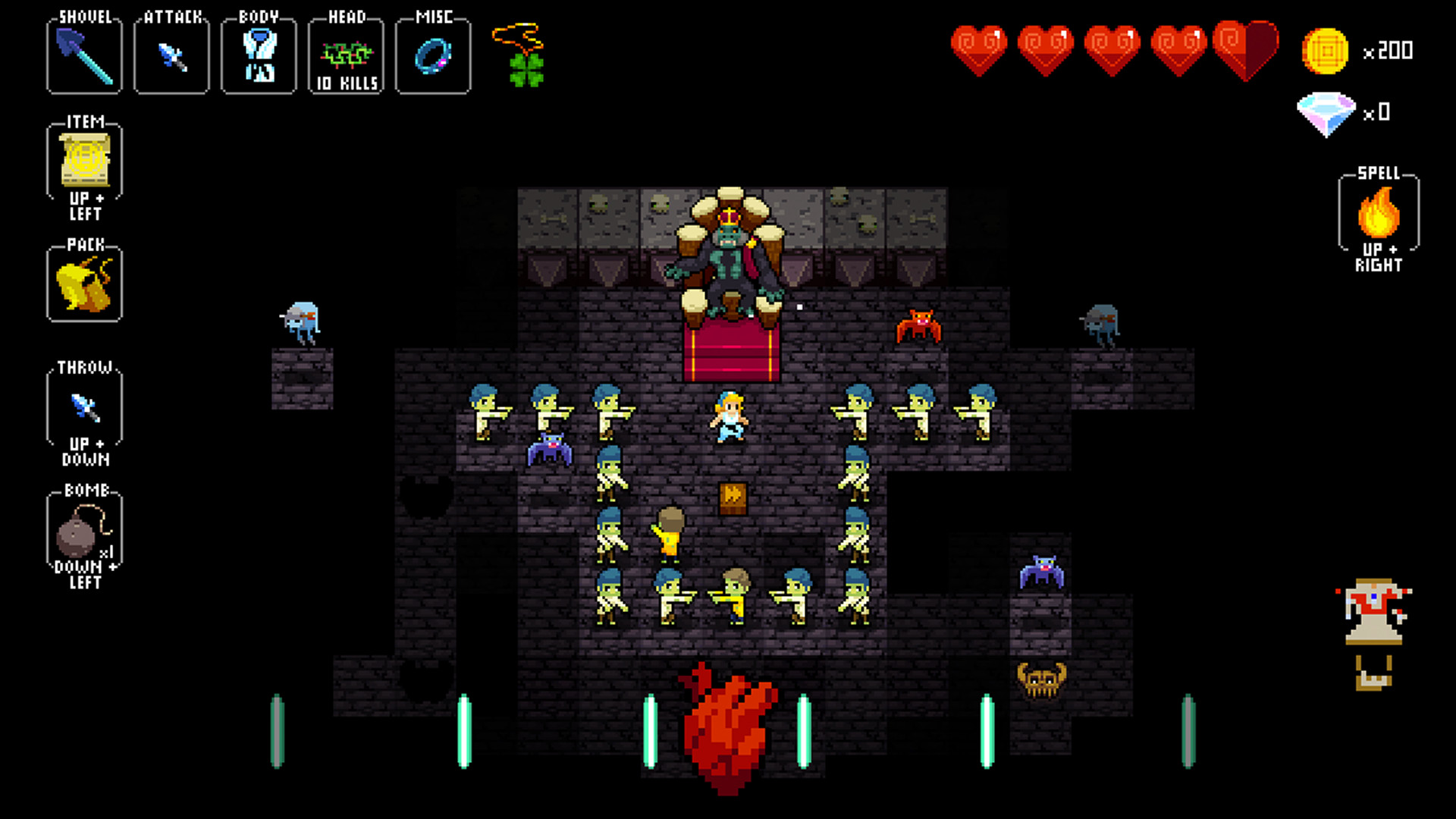 Скриншот: Crypt of the NecroDancer